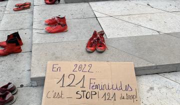 Pancarte Stop Féminicides