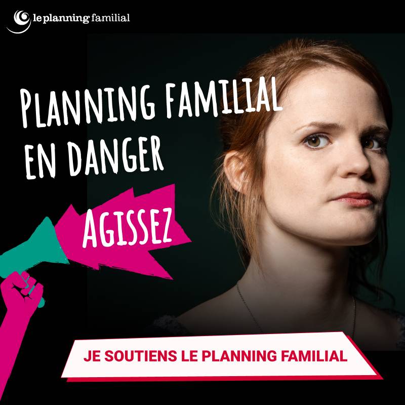 Planning familial en danger : je soutiens le planning familial en faisant un don
