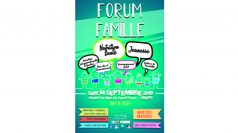 affiche forum de la famille 2019
