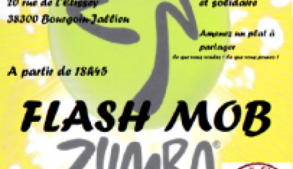 Flashmob « Zumba pour l’égalité », le 8 mars 2013, à partir de 18h45 à Bourgoin-Jallieu