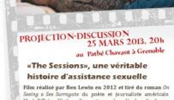 Projection-discussion avec le Planning Familial autour du film THE SESSIONS, lundi 25 mars 2013, de 20h à 22h, au Pathé Chavant de Grenoble