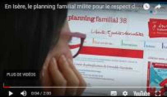 Reportage France 3 Alpes - "En Isère, le planning familial milite pour le respect du droit à l'avortement"