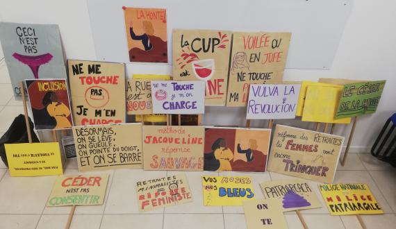 pancartes féminisme 8 mars