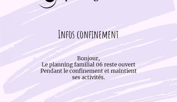 Le planning 06 reste ouvert 