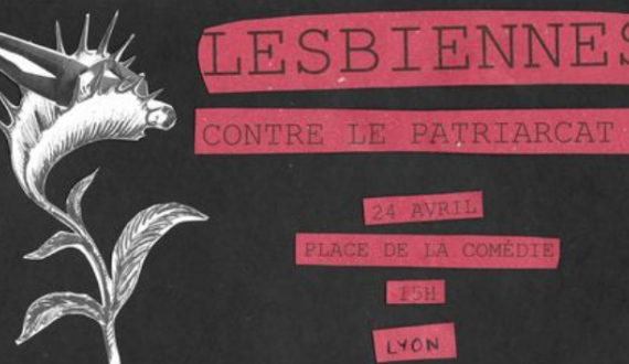  visuel de l'appel au rassemblement fierté lesbienne