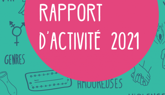 rapport des activité de l'association planning familial 34, année 2021