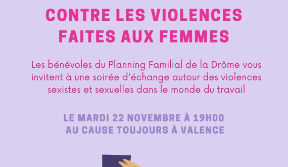 22 novembre au "cause toujours" à Valence