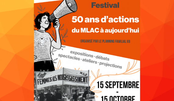 Affiche du festival Lutter pour avorter