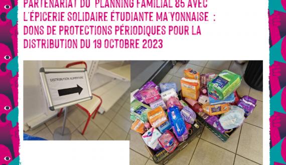 Ma'Yonnaise lutte contre la précarité menstruelle