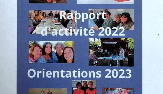 Page de garde rapport d'activité 2022