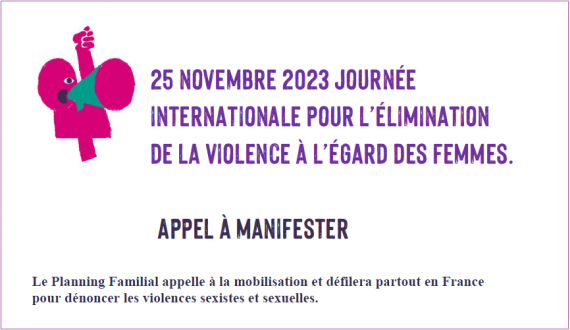 appel manif 25 11 2023