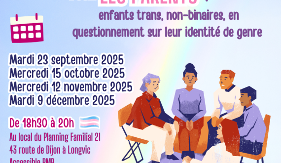 groupe de discussions pour les parents d'enfants trans 