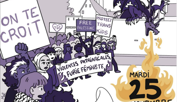 Affiche · Journée internationale de lutte contre les Violences Sexistes et Sexuelles