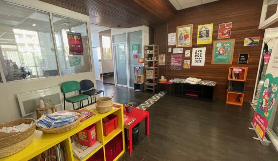 Salle d'attente PLanning Familial 44