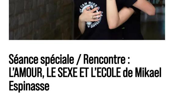 Ciné-débat "L'amour, le sexe et l'école" le mercredi 6 mai au cinéma Le Concorde