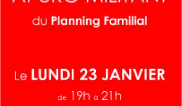 Apéro Militant 23 janvier