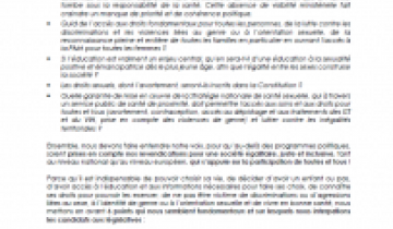Nous interpellons les candidat.es aux élections législatives !