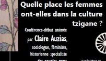 Conférence de Claire Auzias sur la place des femmes dans la culture tzigane, le 17 juin 2014 à 20h30 à Grenoble