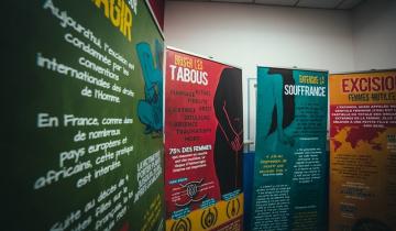 Photo de l'exposition : Excision, femmes mutilées