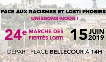 flyer marche des Fiertés Lyon 2019