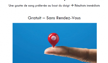 test dépistage rapide du VIH et de l'hépatite C