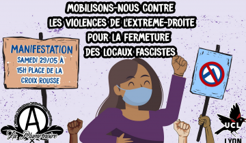 Appel à manifester le 29 mai à Lyon