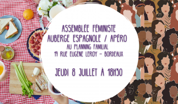 image d'appel à l'AG féministe