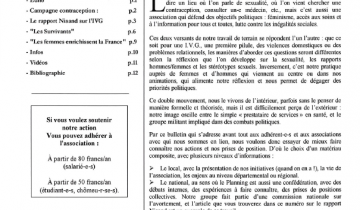 Première page du premier numéro de D'Ebats Féministes