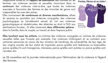 Tract manif contre VSS Lyon 2021