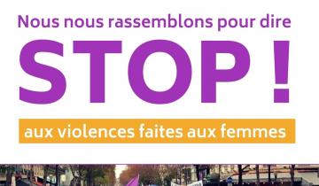 Flyer journée de prévention contre les violences Chalon-sur-saône