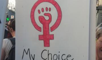 Pancarte My body my choice