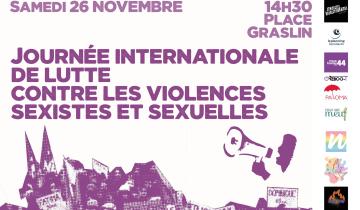 Manifestation pour la Journée internationale de lutte contre les violences sexistes et sexuelles