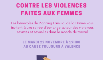 22 novembre au "cause toujours" à Valence
