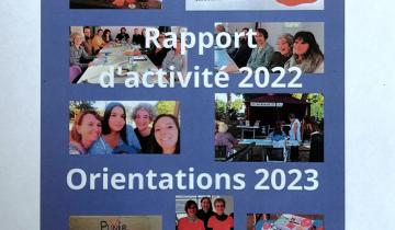 Page de garde rapport d'activité 2022