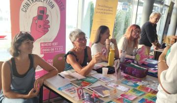 Stand du Planning Familial 85 à la fête du campus à La Roche-sur-Yon